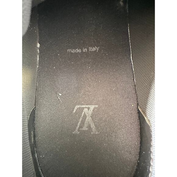 Louis Vuitton Brown Suede Monogram Trainers - Picture 6 of 7